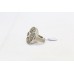 Oxidized Ring Silver 925 Sterling Women's Purple Zircon & Marcasite Stone A573